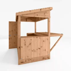 Mercia 6x4 Ft Pent Tongue & Groove Wooden Garden Bar With Single Door -Outdoor Garden mercia 6x4 ft pent tongue groove wooden garden bar with single door5029442007250 03c