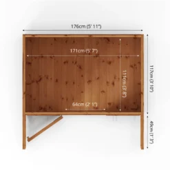 Mercia 6x5 Timber Playhouse Assembly Required -Outdoor Garden mercia 6x5 timber playhouse assembly required5029442089683 01t