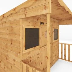 Mercia 6x5 Timber Playhouse Assembly Required -Outdoor Garden mercia 6x5 timber playhouse assembly required5029442089683 03c