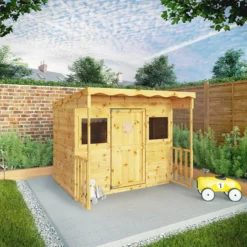 Mercia 6x5 Timber Playhouse Assembly Service Included -Outdoor Garden mercia 6x5 timber playhouse assembly service included5029442002316 02i