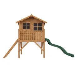 Mercia 7x5 Poppy European Softwood Tower Slide Playhouse Assembly Required -Outdoor Garden mercia 7x5 poppy european softwood tower slide playhouse assembly required5029442076386 02c bq