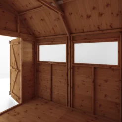 Mercia 8x8 Ft Barn Shiplap Wooden 2 Door Shed With Floor -Outdoor Garden mercia 8x8 ft barn shiplap wooden 2 door shed with floor5029442009261 05c