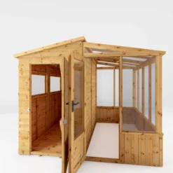 Mercia 8x8 Pent Greenhouse Combi Shed - Assembly Required 19 Mercia 8x8 Pent Greenhouse Combi Shed - Assembly Required -Outdoor Garden mercia 8x8 pent greenhouse combi shed assembly required5029442075655 04c