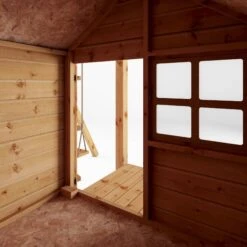 Mercia Snug Wooden Swing Set & Slide -Outdoor Garden mercia snug wooden swing set slide5029442008264 03c