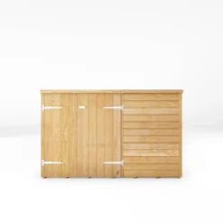 Mercia Solid Wood 3x6 Overlap Pent Bike Store -Outdoor Garden mercia solid wood 3x6 overlap pent bike store5029442089300 02c