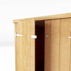 Mercia Solid Wood 3x6 Overlap Pent Bike Store -Outdoor Garden mercia solid wood 3x6 overlap pent bike store5029442089300 03c