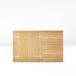 Mercia Solid Wood 4x6 Overlap Pent Bike Store 12 Mercia Solid Wood 4x6 Overlap Pent Bike Store -Outdoor Garden mercia solid wood 4x6 overlap pent bike store5029442089294 02c