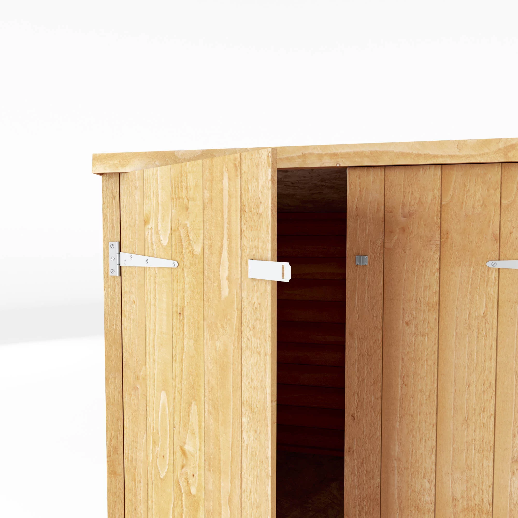 Mercia Solid Wood 4x6 Overlap Pent Bike Store 6 Mercia Solid Wood 4x6 Overlap Pent Bike Store - Image 4