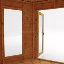 Mercia Summer House 12x8 Ft Pent Shiplap Solid Wood Summer House With Double Door -Outdoor Garden mercia summer house 12x8 ft pent shiplap solid wood summer house with double door5029442002569 05c bq