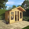 Mercia Sussex 8x8 Ft Apex Shiplap Wooden Summer House With Double Door
