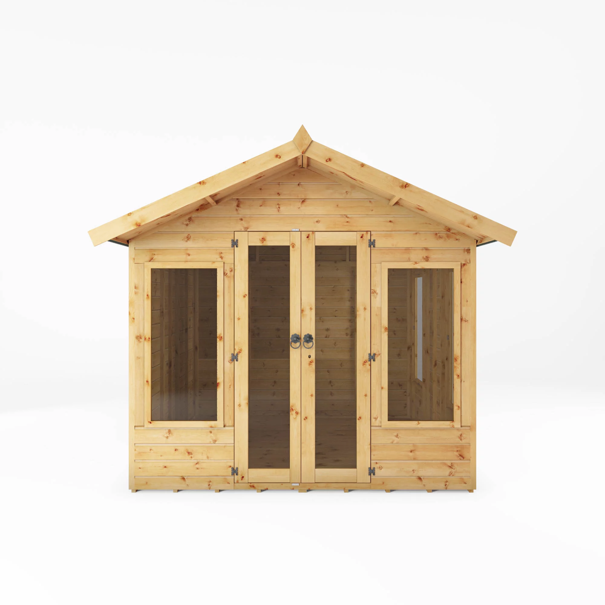 Mercia Sussex 8x8 Ft Apex Shiplap Wooden Summer House With Double Door 5 Mercia Sussex 8x8 Ft Apex Shiplap Wooden Summer House With Double Door - Image 3
