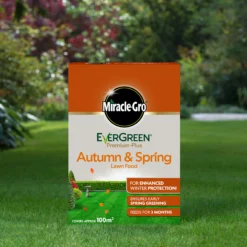 Miracle-Gro Autumn & Spring Lawn Fertiliser Granules 100m² 2kg -Outdoor Garden miracle gro autumn spring lawn fertiliser granules 100m 2kg5010272183603 01i bq