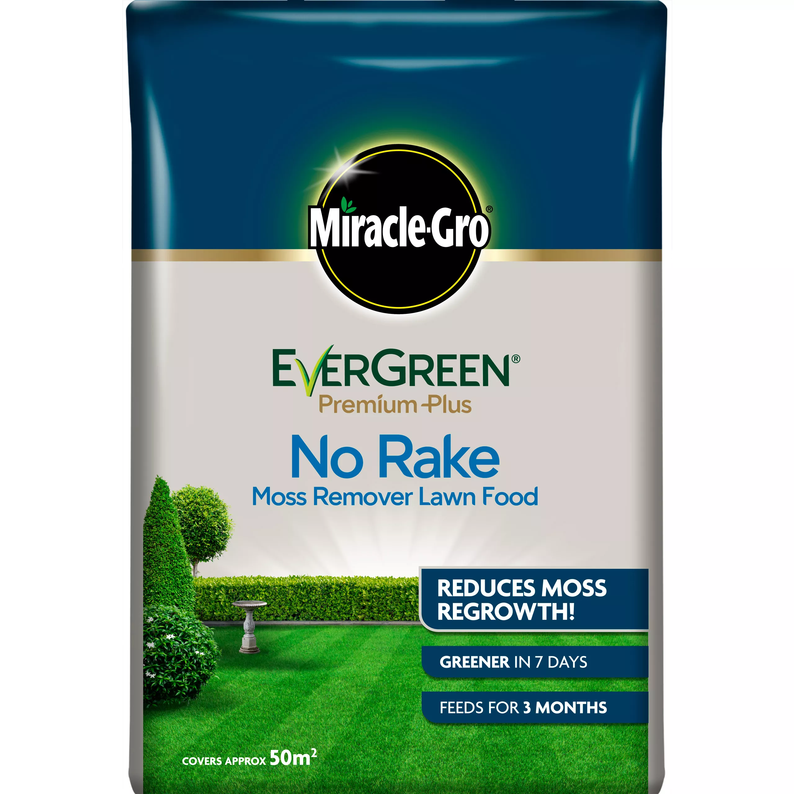 Miracle-Gro No Rake Lawn Fertiliser Granules 50m² 5kg 3 Miracle-Gro No Rake Lawn Fertiliser Granules 50m² 5kg