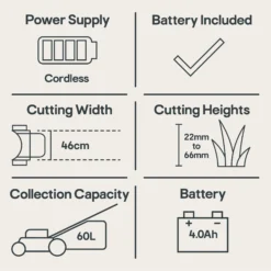 Mountfield Freedom500 Empress 46 Li Kit Cordless 48V Rotary Lawnmower -Outdoor Garden mountfield freedom500 empress 46 li kit cordless 48v rotary lawnmower8008984854352 01t EN bq