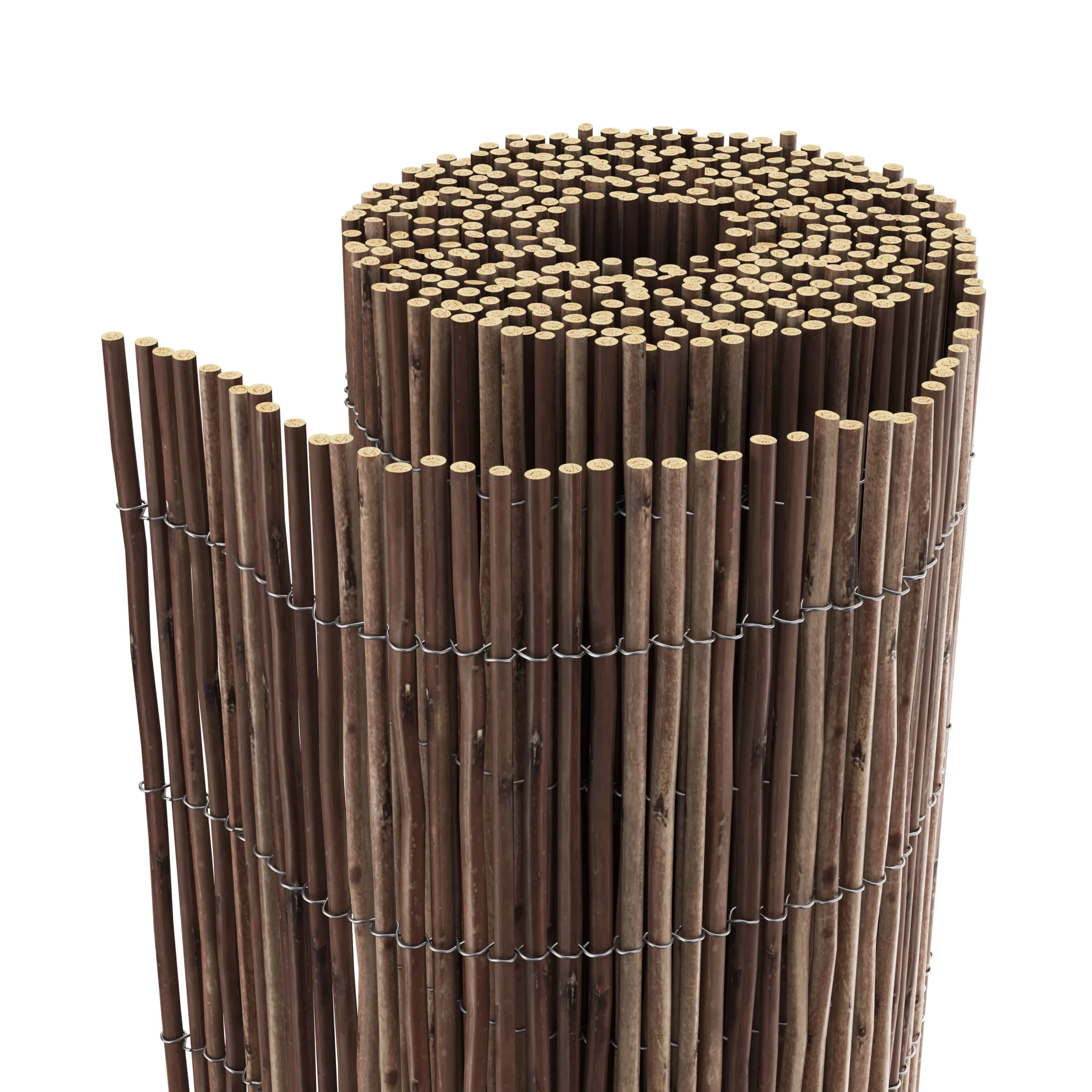 Natural Wicker Garden Screen (H)1.5m (W)3m 3 Natural Wicker Garden Screen (H)1.5m (W)3m - Image 2