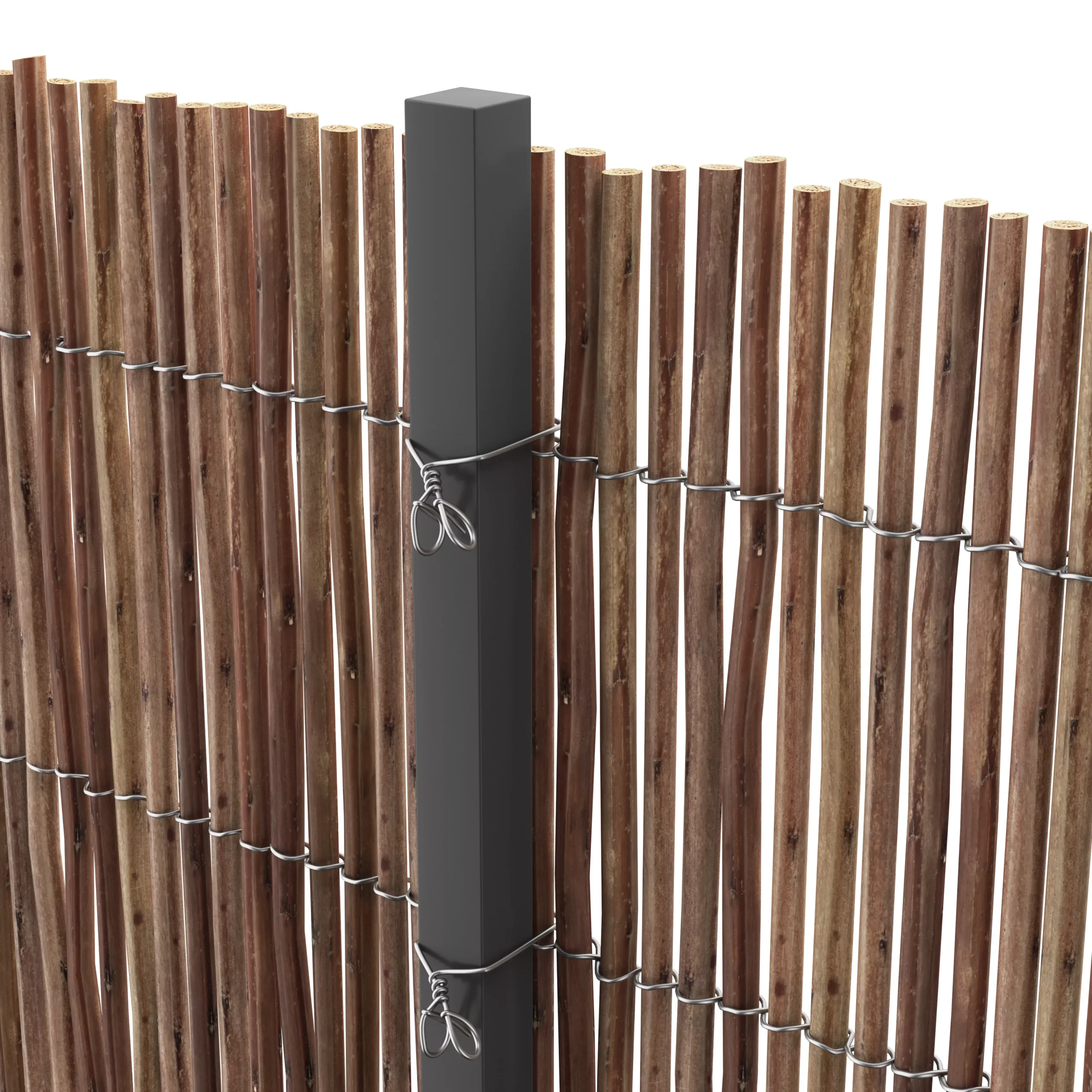 Natural Wicker Garden Screen (H)1.5m (W)3m 5 Natural Wicker Garden Screen (H)1.5m (W)3m - Image 4
