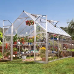 Palram Balance Silver 8x12 Greenhouse -Outdoor Garden palram balance silver 8x12 greenhouse7290103111465 01i bq