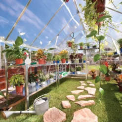 Palram Balance Silver 8x12 Greenhouse -Outdoor Garden palram balance silver 8x12 greenhouse7290103111465 06i bq