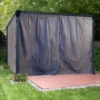 Palram - Canopia 3K Series Grey Polyester (PES) Gazebo Curtain, Pack Of 4 (L)2170mm (W)3660mm -Outdoor Garden palram canopia 3k series grey polyester pes gazebo curtain pack of 4 l 2170mm w 3660mm7290108130744 02i