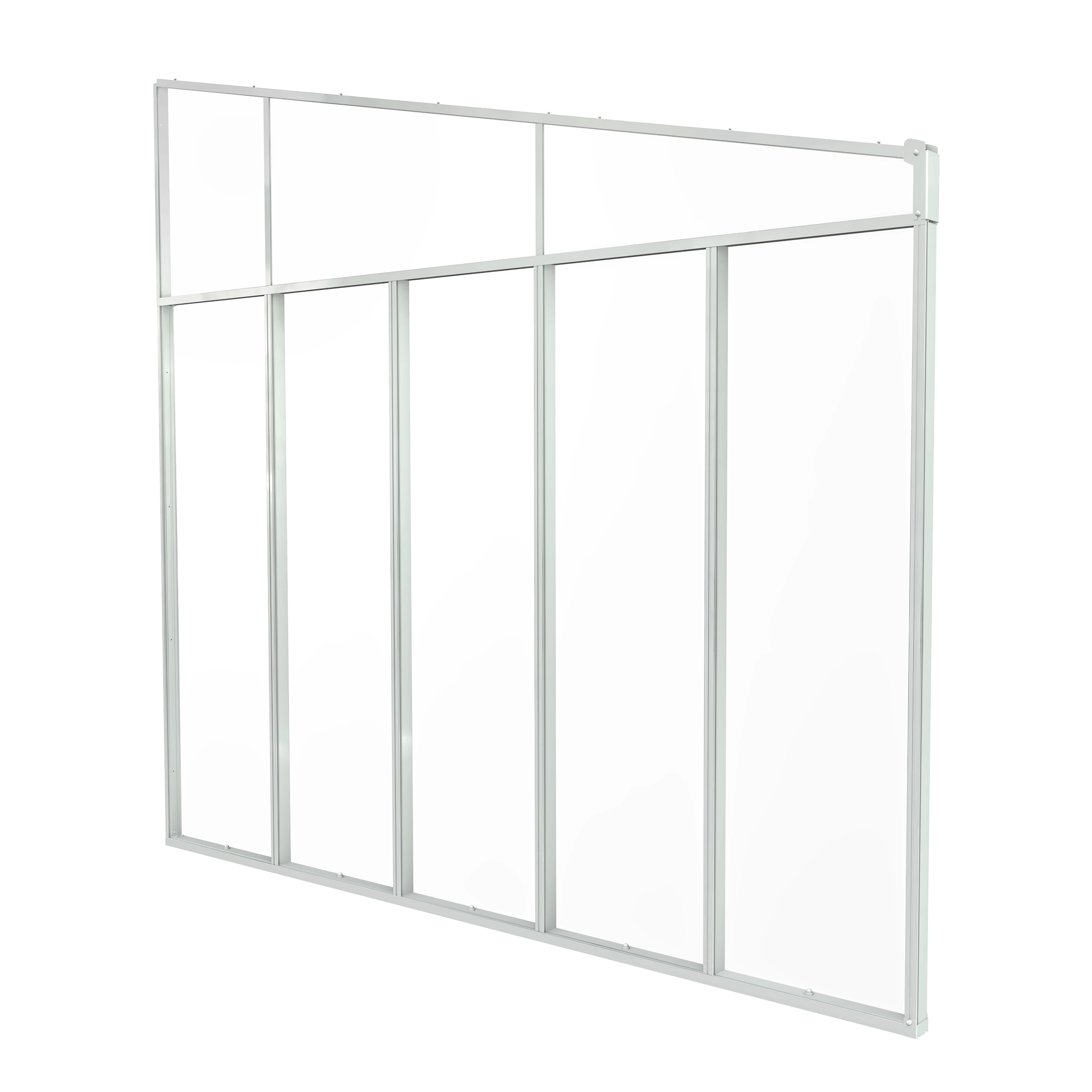 Palram - Canopia 4 Series White Patio Cover Side Wall, (L)3.19m (H)3.05m 4 Palram - Canopia 4 Series White Patio Cover Side Wall, (L)3.19m (H)3.05m - Image 2