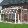 Palram - Canopia 6X10 Barn Plastic Sun Room - Base Not Included -Outdoor Garden palram canopia 6x10 barn plastic sun room base not included7290103121518 01i bq
