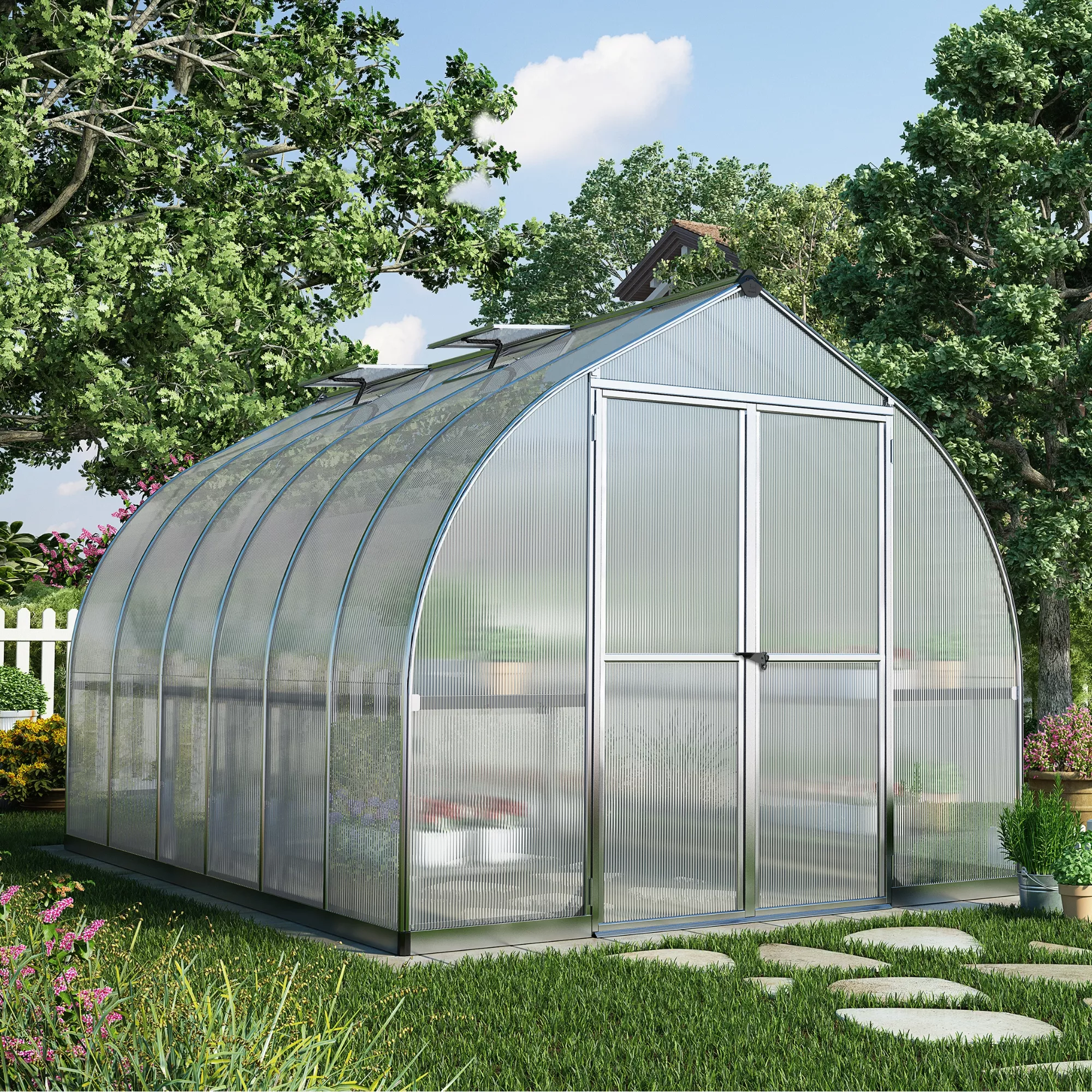 Palram - Canopia Bella 8x12 Greenhouse 4 Palram - Canopia Bella 8x12 Greenhouse - Image 2