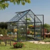 Palram - Canopia Harmony Grey 6X6 Greenhouse -Outdoor Garden palram canopia harmony grey 6x6 greenhouse7290108601046 01i BQ