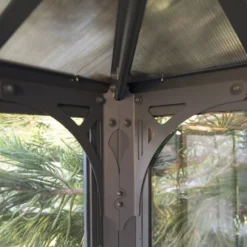 Palram - Canopia Ledro Grey Rectangular Gazebo, (W)3.6m (D)3.6m - Assembly Required 19 Palram - Canopia Ledro Grey Rectangular Gazebo, (W)3.6m (D)3.6m - Assembly Required -Outdoor Garden palram canopia ledro grey rectangular gazebo w 3 6m d 3 6m assembly required7290108136531 07i bq