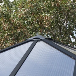 Palram - Canopia Ledro Grey Rectangular Gazebo, (W)3.6m (D)3.6m - Assembly Required 18 Palram - Canopia Ledro Grey Rectangular Gazebo, (W)3.6m (D)3.6m - Assembly Required -Outdoor Garden palram canopia ledro grey rectangular gazebo w 3 6m d 3 6m assembly required7290108136531 10i bq