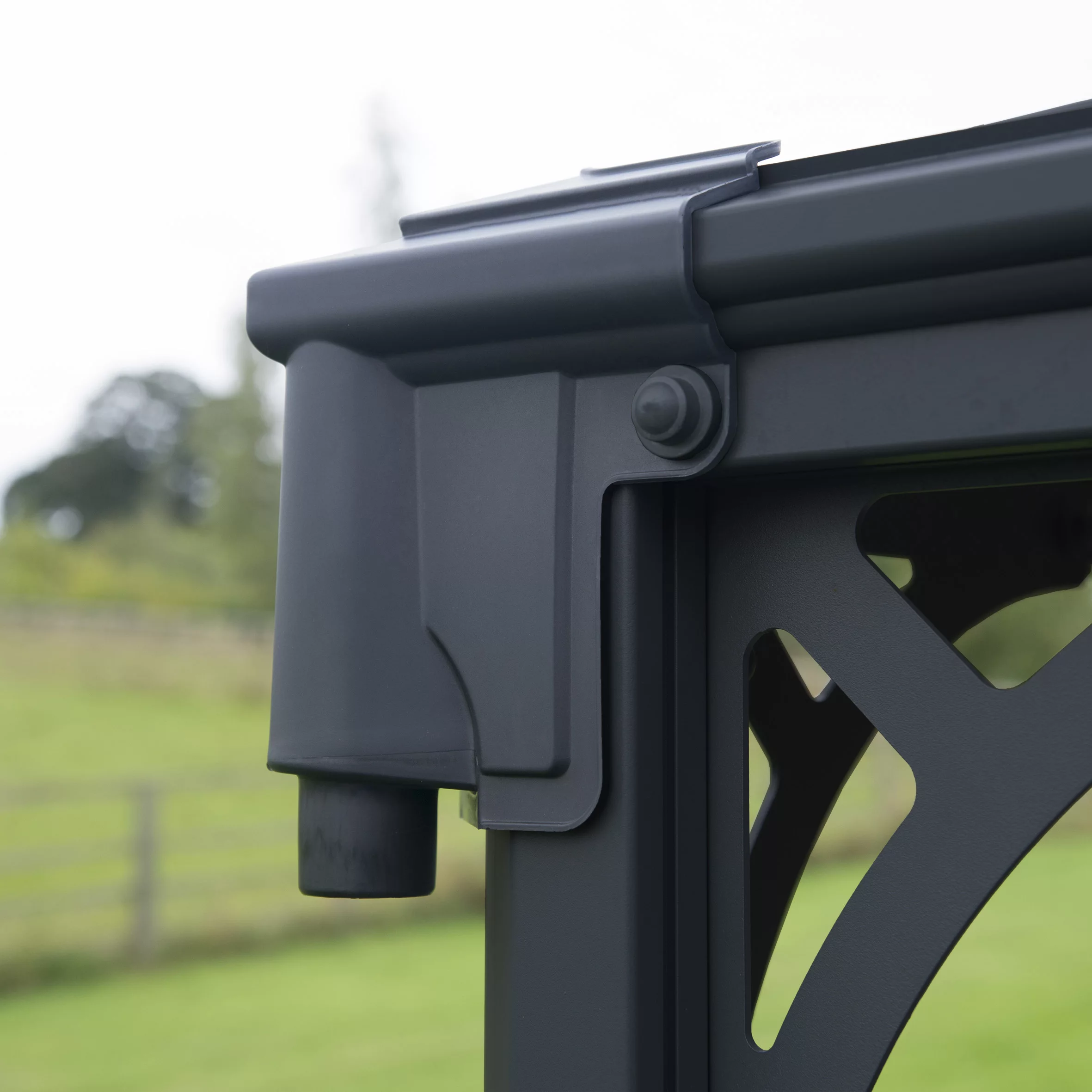 Palram - Canopia Martinique Grey Rectangular Gazebo, (W)4.93m (D)3.59m - Assembly Required 11 Palram - Canopia Martinique Grey Rectangular Gazebo, (W)4.93m (D)3.59m - Assembly Required - Image 9