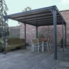 Palram - Canopia Milano Grey Rectangular Gazebo, (W)4.26m (D)3.09m - Assembly Required -Outdoor Garden palram canopia milano grey rectangular gazebo w 4 26m d 3 09m assembly required7290108136241 03i bq