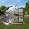 Palram - Canopia Mythos Grey 6X6 Greenhouse -Outdoor Garden palram canopia mythos grey 6x6 greenhouse7290108601039 01i BQ