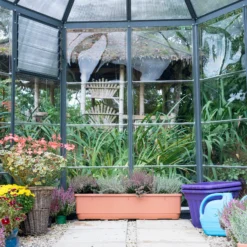 Palram - Canopia Oasis™ Grey 8x6 Greenhouse -Outdoor Garden palram canopia oasis grey 8x6 greenhouse7290108133837 04i bq