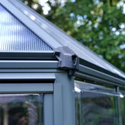 Palram - Canopia Oasis™ Grey 8x6 Greenhouse -Outdoor Garden palram canopia oasis grey 8x6 greenhouse7290108133837 06i bq