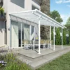 Palram - Canopia Sierra White Non-retractable Awning, (L)4.34m (H)3.05m (W)2.99m -Outdoor Garden palram canopia sierra white non retractable awning l 4 34m h 3 05m w 2 99m7290108130287 01i bq