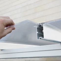 Palram - Canopia Sierra White Non-retractable Awning, (L)4.34m (H)3.05m (W)2.99m -Outdoor Garden palram canopia sierra white non retractable awning l 4 34m h 3 05m w 2 99m7290108130287 08i bq