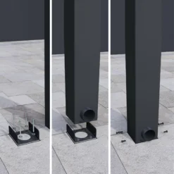 Palram - Canopia Stockholm Grey Non-retractable Awning, (L)5.15m (H)3.24m (W)3.41m -Outdoor Garden palram canopia stockholm grey non retractable awning l 5 15m h 3 24m w 3 41m7290108602500 04i bq