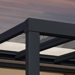 Palram - Canopia Stockholm Grey Non-retractable Awning, (L)5.15m (H)3.24m (W)3.41m -Outdoor Garden palram canopia stockholm grey non retractable awning l 5 15m h 3 24m w 3 41m7290108602500 08i bq