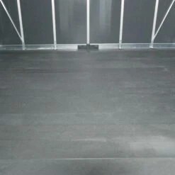 Palram - Canopia Yukon With Floor 11x9 Apex Dark Grey Plastic Shed With Floor -Outdoor Garden palram canopia yukon with floor 11x9 apex dark grey plastic shed with floor7290108137309 36c BQ