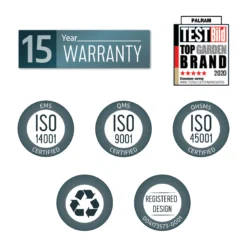 Palram - Canopia Yukon With WPC Floor 11x17.2 Apex Dark Grey Plastic Shed With Floor -Outdoor Garden palram canopia yukon with wpc floor 11x17 2 apex dark grey plastic shed with floor7290108139297 03t BQ