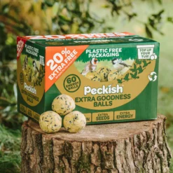 Peckish Extra Goodness Fat Ball All Seasons Energy Balls 4.2kg, Pack Of 60 -Outdoor Garden peckish extra goodness fat ball all seasons energy balls 4 2kg pack of 605023377014116 01i bq