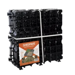 Plastic Interlocking Shed Base (W) 49cm X (L) 49cm , Pack Of 4 14 Plastic Interlocking Shed Base (W) 49cm X (L) 49cm , Pack Of 4 -Outdoor Garden plastic interlocking shed base w 49cm x l 49cm pack of 45060192725094 02c bq