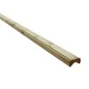 Richard Burbidge Redwood Green Deck Rail (L)1.8m (W)63mm -Outdoor Garden richard burbidge redwood green deck rail l 1 8m w 63mm5000473037850 01c BQ