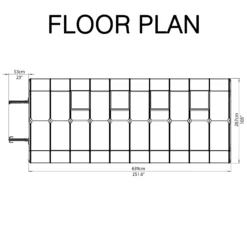 Rion Grand Gardner Green 8x20 Greenhouse 17 Rion Grand Gardner Green 8x20 Greenhouse -Outdoor Garden rion grand gardner green 8x20 greenhouse7290103121648 02t