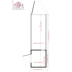 Shire 11x3 Chicken Coop -Outdoor Garden shire 11x3 chicken coop5019804111947 02t