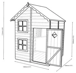 Shire 5x5 Croft Whitewood Pine Playhouse Assembly Service Included -Outdoor Garden shire 5x5 croft whitewood pine playhouse assembly service included5397007006445 01t bq