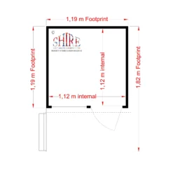 Shire 6x4 Bunny Whitewood Pine Playhouse Assembly Required -Outdoor Garden shire 6x4 bunny whitewood pine playhouse assembly required5019804111732 02t