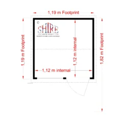 Shire 6x4 Bunny Whitewood Pine Playhouse Assembly Service Included -Outdoor Garden shire 6x4 bunny whitewood pine playhouse assembly service included5019804111749 02t