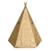 Shire 7x6 Wigwam Whitewood Pine Playhouse Assembly Required -Outdoor Garden shire 7x6 wigwam whitewood pine playhouse assembly required5019804113675 02c