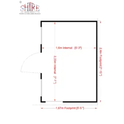 Shire 8x6 Loft Whitewood Pine Playhouse Assembly Required -Outdoor Garden shire 8x6 loft whitewood pine playhouse assembly required5019804111770 02t